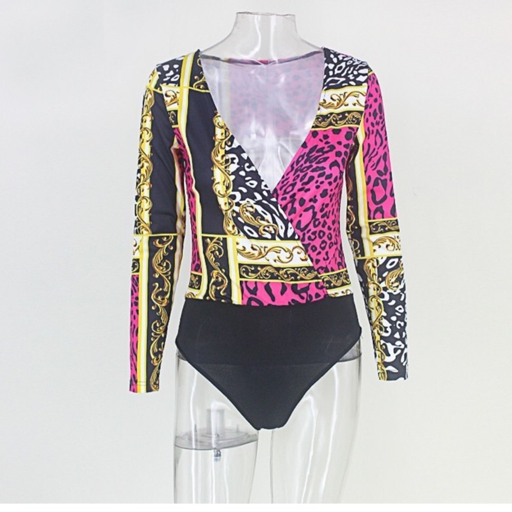 NEW! Silk Vintage Bodysuit - Picture 5 of 8